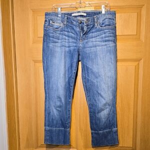 Joe's Jeans Mid-Wash Cropped Denim